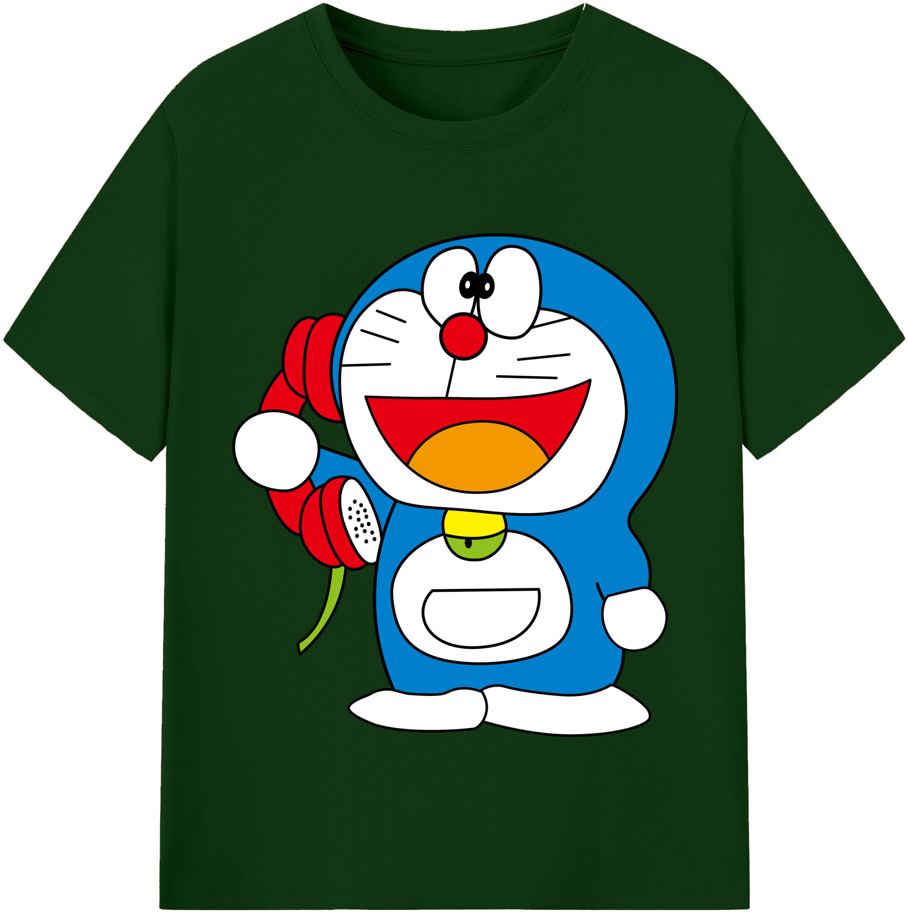 （画像用） ドラえもん Doraemon 綿100％半袖Tシャツ（フロントプリント）